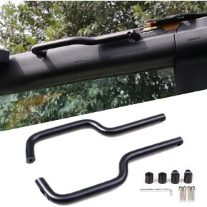 Aluminum Grab Handles for 2021 2022 2023 2024 New Ford Bronco 4 Door Full Size Front Rear Seat Roll Bar Grip Handle Interior Accessories Black 4 Pack for Front Rear Door
