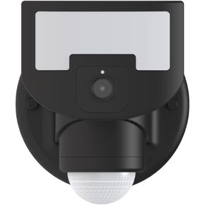 Outdoor Motion Sensor Tracking Floodlight WiFi Security LED Light Camera (White) Nightwatcher VSL95 Robotic, 1080p, NO Monthly Fees, Free App, Alexa, Google Assistant, Smart Things, 32GB SD