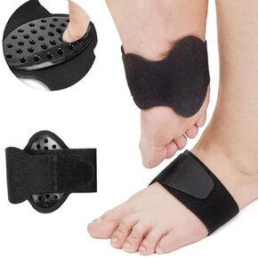 Arch Support Brace, Plantar Fasciitis Relief Sleeves with Silicone Pads, Foot Pain Relief Pads for Men Women, Foot Support Foot Pain, High Arches, Flat Feet, Heel Fatigue (foot-brace)