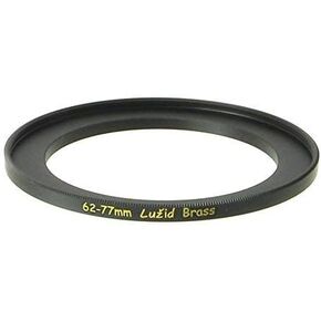 X2 Brass 62mm to 77mm Step Up Filter Ring Adapter 62 77 Luzid