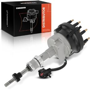 A-Premium Ignition Distributor with Cap and Rotor Compatible with Ford Bronco, E-150 Econoline, E-150 Econoline Club Wagon, F-150, F-250 1992-1996, 5.0L, Replace# F2TZ12127A