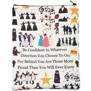 LQRI Hamilton Musical Lover Gift Hamilton Musical Book Sleeve Musical Theatre Drama Gift Broadway Musical Gift