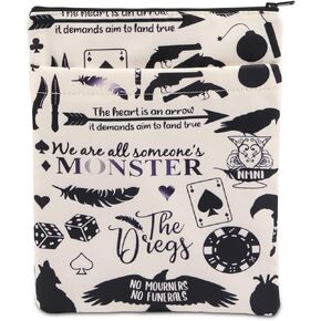 Six of Crows Merchandise Six of Crows Book Sleeve Grishaverse Gift Ketterdam Merch Six of Crows Bookish Gift (Six of Crows BS)
