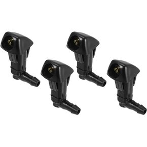 X AUTOHAUX 4pcs Car Front Windshield Wiper Washer Nozzle for Honda Civic 2006-2011 for Odyssey 2005-2010 for Accord 2003-2007 for Element 2003-2011 76810-SDA-A11
