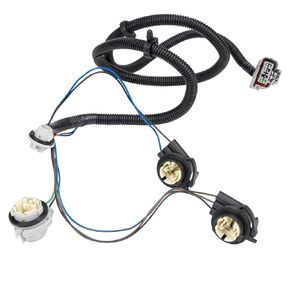 Left Driver and Right Passenger Side Tail Light Direct Wiring Harness Kit Compatible with Chevy Silverado 1500 1500HD 2500HD 3500 2003-2007 Replace 16531401 16531402