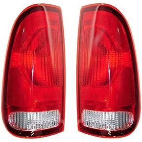 RAREELECTRICAL NEW TAIL LIGHT PAIR COMPATIBLE WITH FORD F-150 F-250 1997-2004 FO2801117 F85Z 13404 CA F85Z13405CA F85Z-13405-CA F85Z13404CA F85Z-13404-CA FO2800117 F85Z 13405 CA