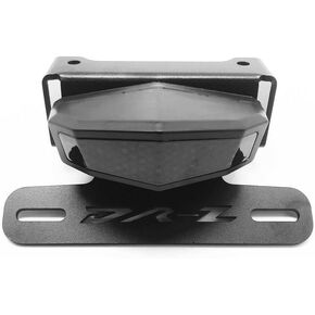 Compatible with Suzuki DRZ400S 400SM 400E 2000-2021 LED Integrated Brake Tail Light Turn Signal Blinker License Plate Holder Rear Tail Tidy Fender Eliminator Kit Smoke LENS