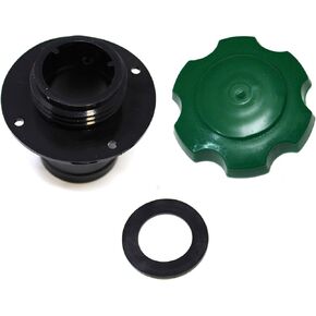 Aftermarket Kawasaki Jet Ski Gas Cap, Gasket & Fuel Tank Filler Neck Kit OEM # 59231-3734/51049-3714 (Black)