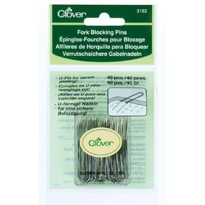 Clover 3163 شوكة تحجب 40 عدد دبابيس على شكل حرف U، 1-3/4 بوصة