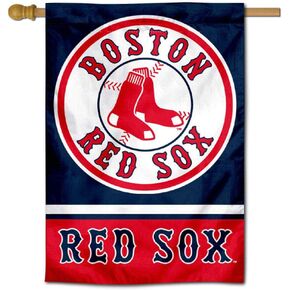 Boston Red Sox Two Sided House Flag