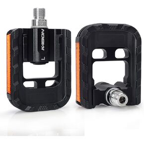 KABON Folding Bike Pedals, Bicycle Foldable Pedals with Aluminum, Universal 9/16 inch Non-Slip Cycling Pedals for Folding Bike, BMX Bike, Road Bike, Mountain Bike MTB