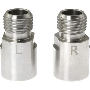 1 Pair Bike Pedal Extenders Bicycle Pedal Spacers 20mm/ 0.79in for MTB Road Bicycle Pedals Riding Equipment, Silver