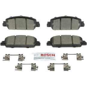 مجموعة وسادات فرامل قرص السيراميك الفاخرة من BOSCH BC1654 - متوافقة مع سيارات Honda Accord وHR-V؛ أمام