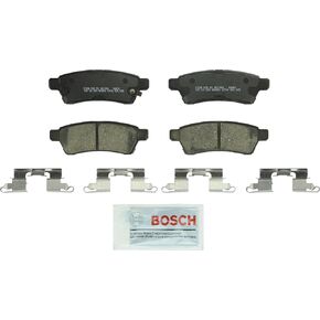BOSCH BC1100 QuietCast Premium Ceramic Disc Brake Pad Set - Compatible With Select Nissan Frontier, Xterra; Suzuki Equator; REAR