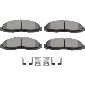 SCITOO Ceramic Discs Brake Pads, 4pcs Front Brake Pads Brakes Kits fit 97 98 99 00 01 02 03 for Ford for F-150,04 for Ford for F-150 Heritage,02 for Lincoln Blackwood Compatible ATD679C D679-7558