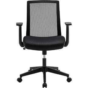 Office Chair, Mesh Back Desk Chair, Swivel Ergonomic Computer Chair with Flip-Up Arms and Adjustable Height (Light Blue) in Kuwait