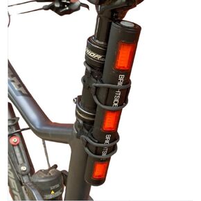 ضوء شريط خلفي برايت سايد. ضوء دراجة Stay Seen لجميع راكبي الدراجات على الطرق. زاوية واسعة 18 مصباح LED فائق السطوع لركوب النهار والليل. in Kuwait