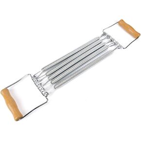 Fitness Chest Expander, Spring Wooden Handle Fitness Chest Expander Arm Chest Muscle Developer Exercise Training Equipment