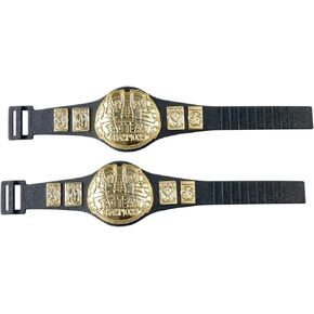 Set of 2 Tag Team Championship Belts for Wrestling Action Figures [5.75 Inches Long]