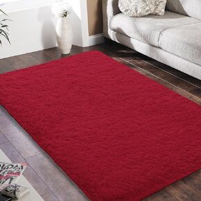 Easy-Going 4X4 Feet Round Area Rugs for Living Room, Non-Slip Floor Shaggy Rugs for Bedroom, Fluffy Shag Fuzzy Plush Soft Carpets, Indoor Carpet for Kids Boys Girls Dorm Nursery Room, Grey