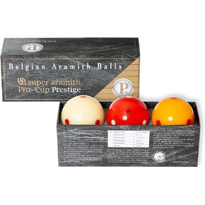 Aramith Super Pro-Cup Prestige Carom Ball Set 61.5 mm