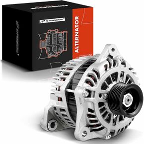 مولد كهربائي ممتاز متوافق مع Nissan 350Z 07-09، 370Z 09-10 & Infiniti M35 09-10، Q50 14-15، Q70 14-19، 3.5L 3.7L، 150Amp 12V 7-Groove Pullie في اتجاه عقارب الساعة، استبدال # 400- 48164, 23100-JK01A