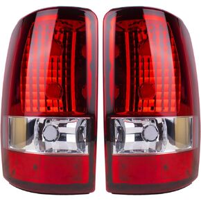 Tail Light Compatible With 2000-2006 Chevy Tahoe Suburban GMC Yukon Driver and Passenger Side Rear Light Brake Lamps