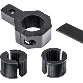 LAMPHUS Off-Road ATV UTV Light Bar Mounts Mounting Bracket Mini Bar Clamp Kits [0.75"/1"/1.25" Inch] [Horizontal Bar] [Aluminum] [2 Unit] Bull Bar UTV Roll Bar Clamp Tube Roll Cage Clamps Mount