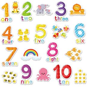 Whaline 52Pcs Alphabet Letters Thick Gel Clings Cute Animals Alphabet ABC Window Gel Decals Colorful Uppercase Animals Stickers for Toddlers Educational Spelling Learning Home Classroom Nursery Decor