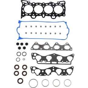 DNJ HGS297 MLS Cylinder Head Gasket Set/for 1996-2000/ Honda/Civic, Civic del Sol/ 1.6L/ SOHC/ L4/ 16V/ 1590cc, 97cid / D16Y5, D16Y7, D16Y8