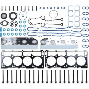 Full Cylinder Gasket Set with Kit Head Bolts HS26423PT TCS46169 ES72200 for Dodge Challenger Charger Durango Ram 1500 2500 3500 Grand Cherokee 5.7L V8