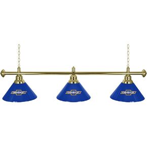 GM603-SS Chevrolet 3 Shade Brass Billiard Lamp - Super Service