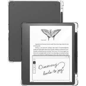 for Kindle Scribe 10.2" Case Clear,Shockproof Clear Case for Kindle Scribe 1st Generation 10.2 inch 2022,Slim Lightweight Transparent Soft TPU Back Cover Shell for Kindle Ebook Reader-Clear
