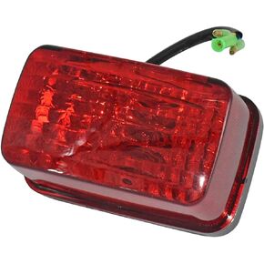 Brake Tail Light Fit for Yamaha Banshee 350 Blaster 200 Grizzly 125 550 700 Raptor 250 Warrior 350 Rear Taillight Lens Bulb 2002-2006 5KM-84710-01-00
