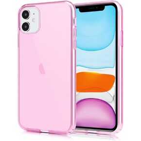 JJGoo Compatible with iPhone 11 Case, Clear TPU Phone Cases Shockproof Bumper Cover Anti-Scratch Protective Slim Thin Crystal Phone Case for 11 6.1inch