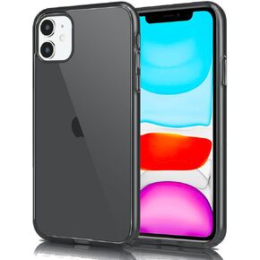 JJGoo Compatible with iPhone 11 Case, Clear TPU Phone Cases Shockproof Bumper Cover Anti-Scratch Protective Slim Thin Crystal Phone Case for 11 6.1inch