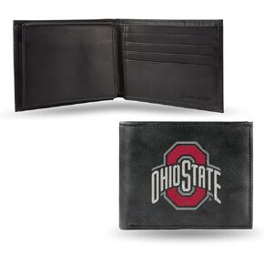 Rico Industries NCAA Alabama Crimson Tide Embroidered Leather Trifold Wallet