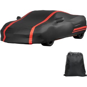 JOYTUTUS Car Cover Compatible with C8 Corvette 2020-2024, Convertible Indoor Water Resistant All Weather Protection Car Cover