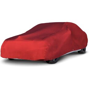Budge Indoor Stretch Car Cover, Luxury Indoor Protection, Soft Inner Lining, Breathable, Dustproof, Car Cover fits Cars up to 157", Black