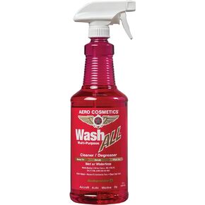 Aero Cosmetics Wash All Multi-Surface, Multi-Purpose Cleaner Degreaser. Kitchen, Bath, Floors, Furniture, Appliances, Home, Car, RV, and Boat