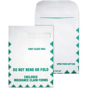 Quality Park, HCFS-1500 Window Envelopes, Redi-Seal, First Class, White, 100 per Box,(54692)