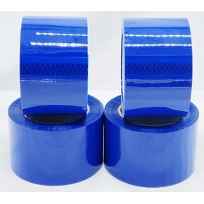 Carton Sealing Tape, Packing Tape, Moving Tape 3" x 110 Yards, 2.0 Mil Thick, Heavy Duty for Shipping and Storage (4 Rolls) (RED)