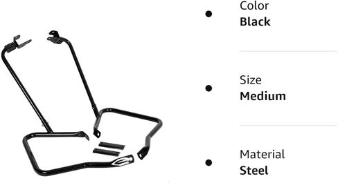قضبان حماية لدعامة السرج متوافقة مع 2014-2023 Harley Touring Electra Glide Road Glide Street Glide Ultra Limited - أسود in Kuwait