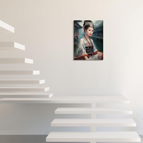 Chinese Women's wall art Bride Theme Printmaking, Long Sleeves, Home Decor Wall Hanging Art Prints (10) in Saudi Arabia