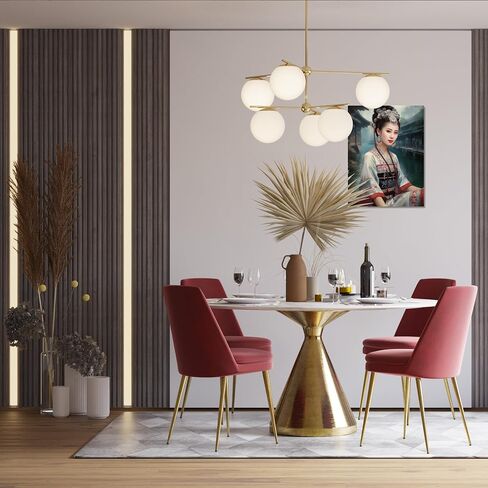 Chinese Women's wall art Bride Theme Printmaking, Long Sleeves, Home Decor Wall Hanging Art Prints (10) in Saudi Arabia