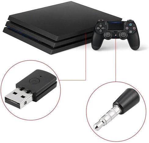 محول بلوتوث USB للكمبيوتر الشخصي، محول USB صغير محول بلوتوث 5.1 محول بلوتوث دونجل جهاز استقبال وإرسال محول بلوتوث لاسلكي لبلاي ستيشن 4 in Saudi Arabia