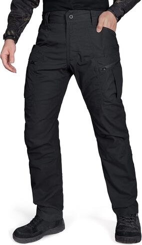 IDOGEAR Men's Tactical Pants, Ristop Cargo Pants, Water Resistant Work Pants, Lightweight Combat Pants, EDC Hiking Pants in Saudi Arabia
