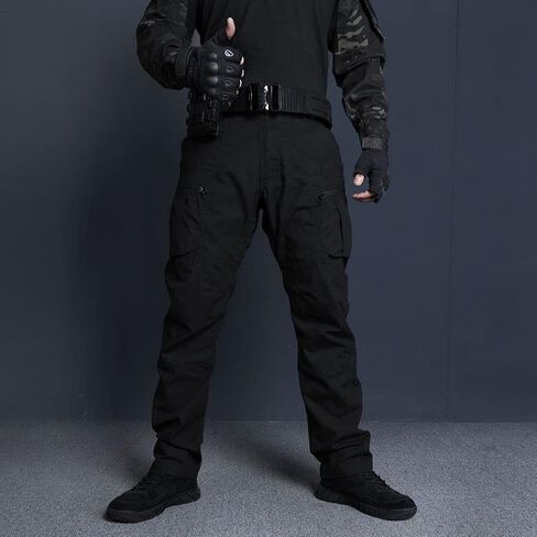 IDOGEAR Men's Tactical Pants, Ristop Cargo Pants, Water Resistant Work Pants, Lightweight Combat Pants, EDC Hiking Pants in Saudi Arabia