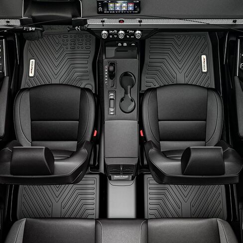 YITAMOTOR Floor Mats Compatible with Toyota 4Runner 2013-2024 & 2014-2023 Lexus GX460, Custom Fit Floor Liners 1st & 2nd Row All Weather Rubber Automotive Mats, Black in Saudi Arabia