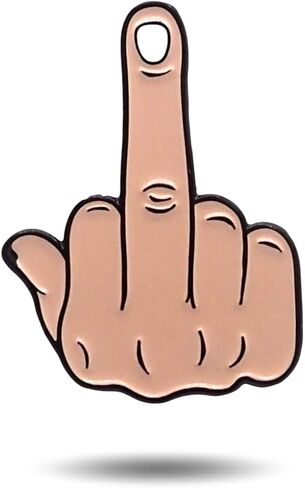 Middle Finger Golf Ball Marker – Premium Enamel Golf Accessories – 1.25" x 2mm Golf Ball Marker – Custom Designed – for Personalizing Your Golf Game in Kuwait